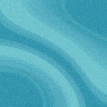 Abstract blue and teal wave background with soft grain texture and smooth flowing curves