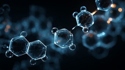 Innovative transparent peptide molecules demonstrate advancements in biotechnology for anti aging skincare solutions