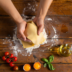 Abstract Modern Background of Blue and Yellow Particle Waves or Light Trails Abstract Backgrounds.
