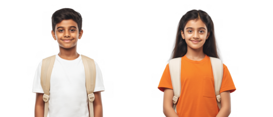 Kids in traditional clothes celebrate Republic Day, AI, PNG