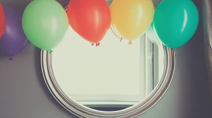 photobooth. Photobooth with colorful backdrop and soft diffused lighting in a simple party setting. lifestyle magazines, social media lookbooks, designed for influencer and brand collaborations.