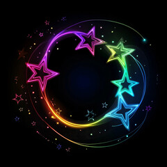 A circle with the glow quot in the dark