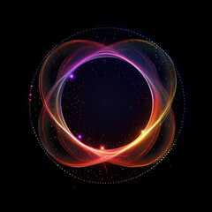 A circle with the glow quot in the dark