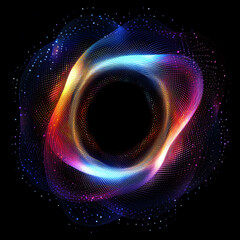 A circle with the glow quot in the dark