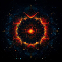 A circle with the glow quot in the dark