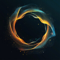 A circle with the glow quot in the dark