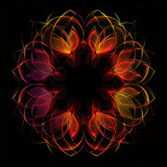 A circle with the glow quot in the dark