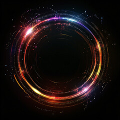 A circle with the glow quot in the dark