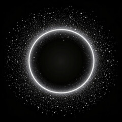 A circle with the glow quot in the dark