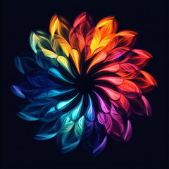 A circle with the glow quot in the dark