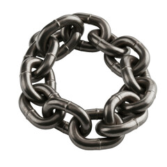 Obraz premium Metal Chain Circle