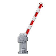 Naklejka premium Barrier Gate Lifting Up