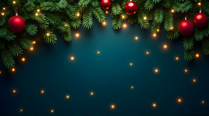 Elegant Dark Christmas Background