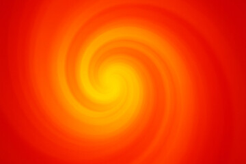 Abstract red orange yellow glowing spiral background with warm gradient and dynamic light swirl