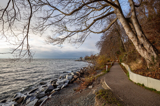 Strandpromenade in Sassnitz auf der Insel R&uuml;gen.