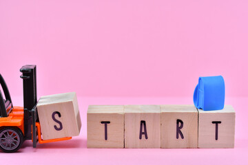 スタートとランドセルで入学などのイメージ