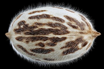 Obraz premium Closeup of Small Oval White Seed Texture