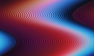 Abstract colorful waves