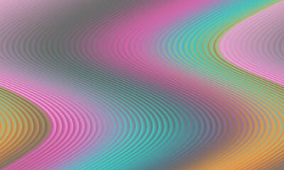 Abstract colorful waves