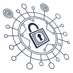 Fototapeta premium Vector file label indicating a scalable graphic format for digital design and illustration