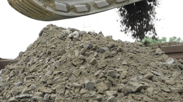 JCB Crane at Work - Powerful Digging in Motion