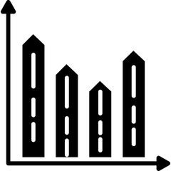 Business Growth Bar Chart Icon