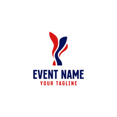 Obraz premium A modern soccer championship logo symbolizing global sportsmanship and competitive spirit.