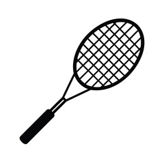 Badminton Racket Vector Illustration