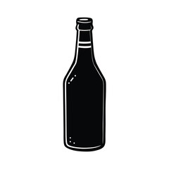 Beer Bottle Vector Illustration