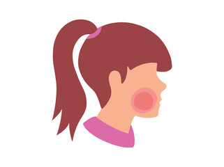 Hand Drawn Erythema Infectiosum Redness
