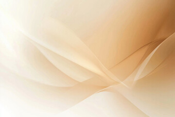 Fototapeta premium Soft gradient background with smooth flowing lines in beige and light brown tones creating calm and elegant abstract design with gentle curves and subtle texture