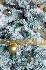 Christmas tree for decorating during the New Year festival