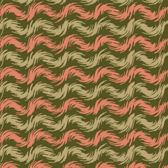 seamless pattern with colorful waves