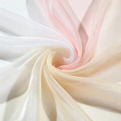 Abstract flowing cloth texture with soft waves and minimal tones. Suitable for modern design,...