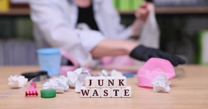 Creative ways to repurpose junk waste and reduce environmental impact in an engaging workspace