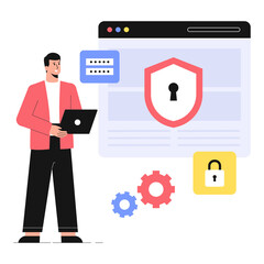 Web Security  PNG File On Transparent Background	