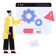 Website maintenance   PNG File On Transparent Background	