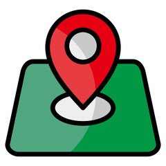 Map Pin Icon Element For Design