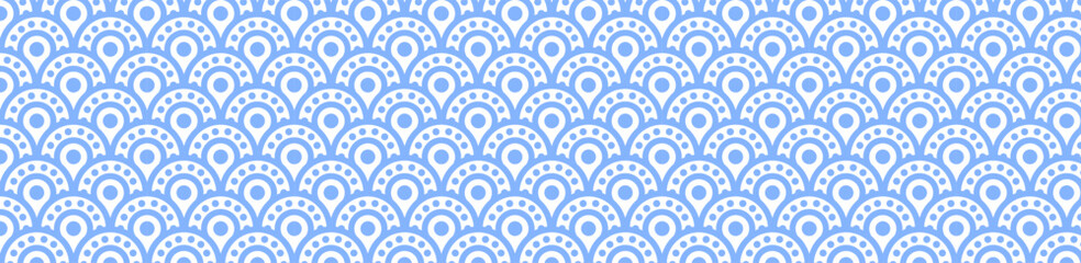 pattern wave asian ornamental seamless