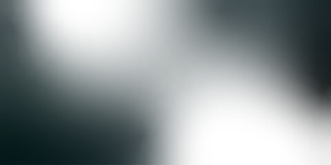 White Black Grey charcoal teal cyan navy abstrac background. Smooth color gradient ombre blend with dark tones. Soft blur fade, bright light glow flash, subtle haze shine, neon metallic shimmer.