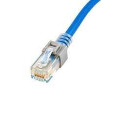 Reinforced Ethernet Cable Boot in Isolated Detail