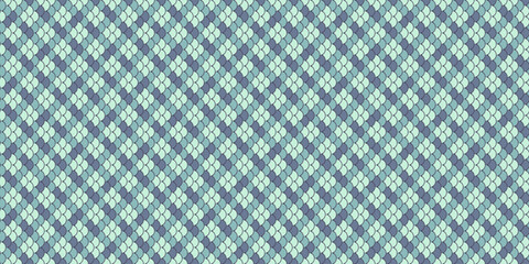 Serene teal and blue geometric pattern.  Subtle textured design ideal for website backgrounds, textile prints, or packaging.  Elegant, repeating motif evokes calmness and sophistication.