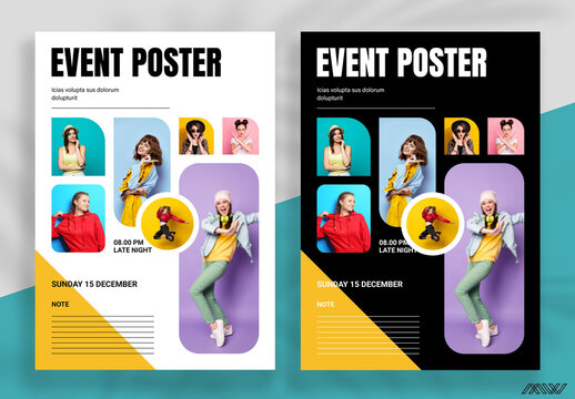 Event Poster Layout Design