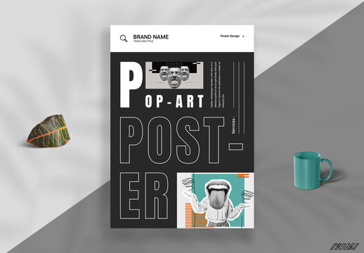 Pop-Art Poster Layout