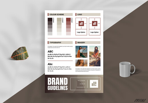 Brand Guidelines Poster Template