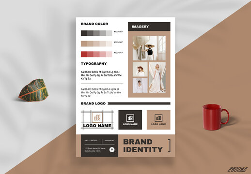 Brand Identity Poster Template