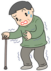 疾患・疾病のイラスト - 筋萎縮・ALS・運動機能障害