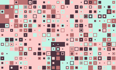 Abstract pastel square pattern.  Ideal for website backgrounds, digital art projects, and modern design concepts.