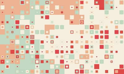 Abstract pastel square pattern.  Perfect for website backgrounds, presentations, or modern design projects.  Evokes feelings of calm, technology, and data visualization.