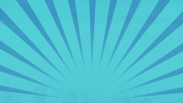 Blue sunburst background retro vintage comic book style graphic design abstract explosion burst ray light pattern wallpaper texture